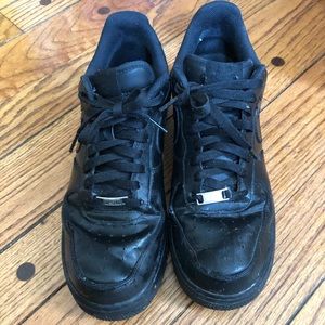 Black Nike Air Force Ones